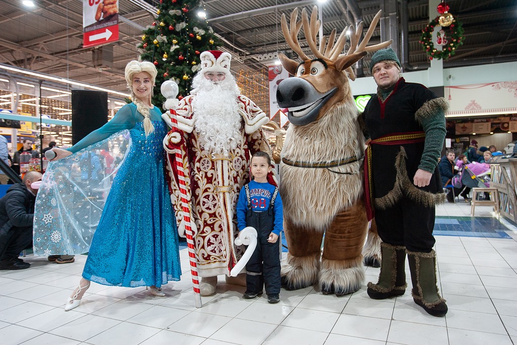 Новогодние праздники в торговых центрах "Южный" и "Зеленый берег"